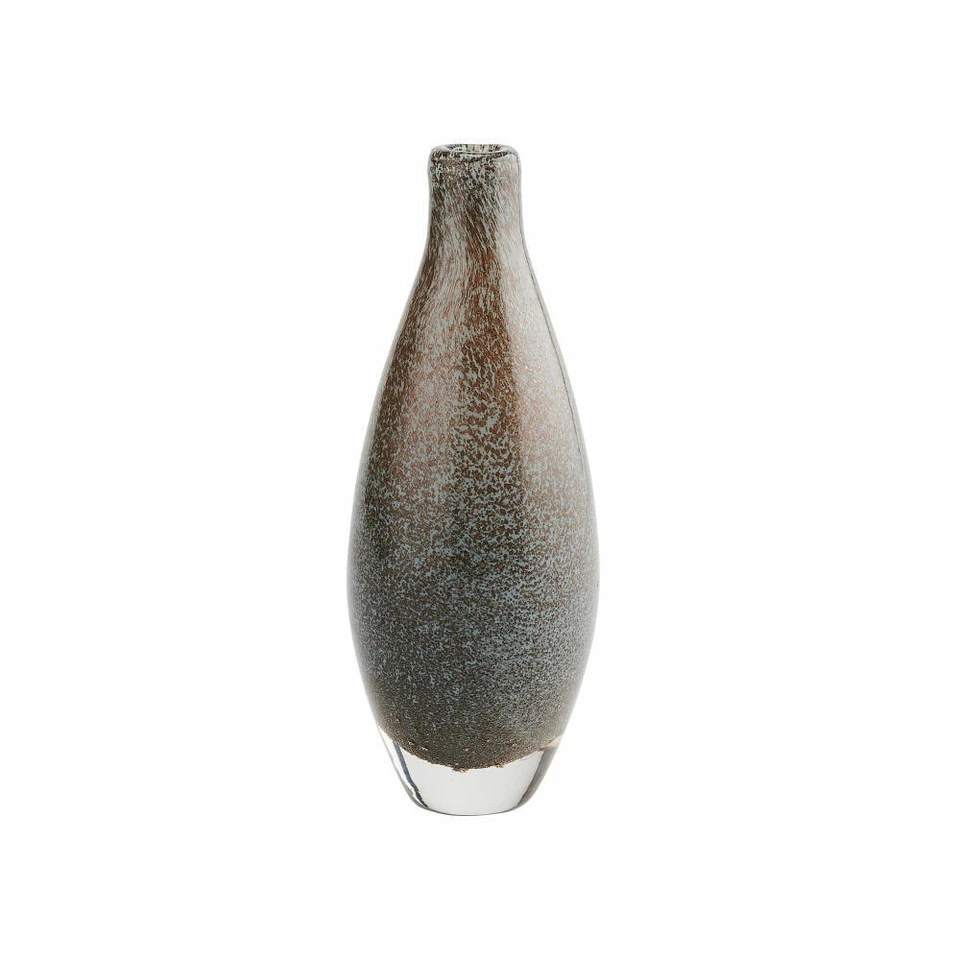Gift Company Linen Vase Glitzer Bubbles Schmal Blumenvase Dekovase Grau H 18.1cm - Bild 1 von 1