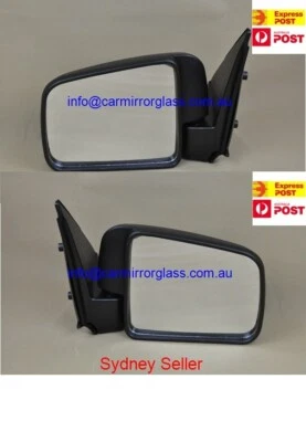 NEW DOOR MIRROR FOR FORD COURIER 1999-2006 Left (BLACK, MANUAL) 1 PAIR - image 1 of 4