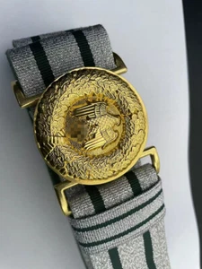 Cintura e fibbia abito broccato generale esercito tedesco - Foto 1 di 3