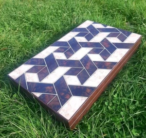 Large Backgammon Set for Adults Handmade Board 19" Checkers Christmas Gifts 🎁 - Picture 1 of 10