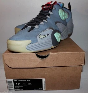 Nike Air Flight 1 One NRG Galaxy Silver 3m Glow Sneakers Mens Size 12 520502-030 - Picture 1 of 10