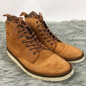 vans leather boots mens
