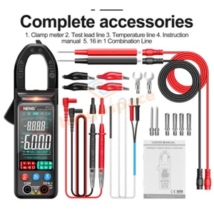 ANENG ST212 Digital Multimeter Tester AC DC current Volt Ohm Amp Clamp Meter - Picture 1 of 31