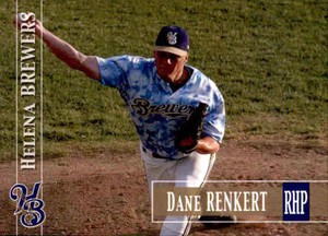 2005 Helena Brewers Team Issue #21 Dane Renkert Bellingham Washington WA Card