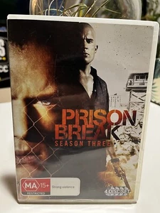 Prison Break: The Complete Third Season 3 Three DVD Region 4 Fast Postage F - Picture 1 of 2