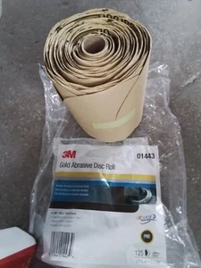 3M 01443 Stikit Gold 6 Inch P80 Grit Sanding Disc Roll, 125 Discs per Roll - Picture 1 of 1