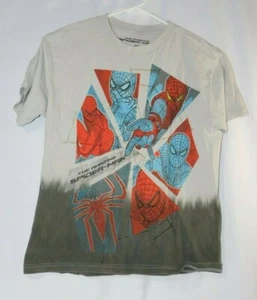 The Amazing Spiderman Tee Boys Medium Gray With Graphic - Picture 1 of 7