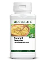 250 Tabs AMWAY NUTRILITE Natural B Complex Contains Seven B Vitamins + Tracking