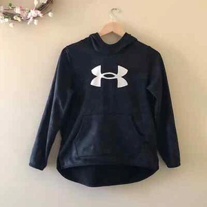 Under Armour Camo Hoodie Pullover Black Size XL youth - Picture 1 of 11
