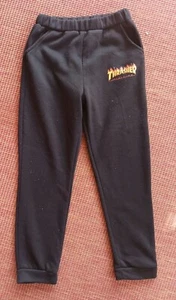 Thrasher Magazine Jogger Sweatpants Mens Small Women Med Black Skateboard Skate - Picture 1 of 5