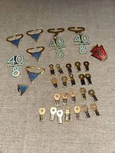 Early Vintage American Legion 40/8 Pins Lot - Picture 1 of 7