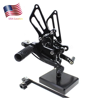 Para Honda CBR954RR CBR929RR 2000-2003 CNC Rearsets Footpegs Conjuntos Traseiros Foot Pegs - Imagem 1 de 4
