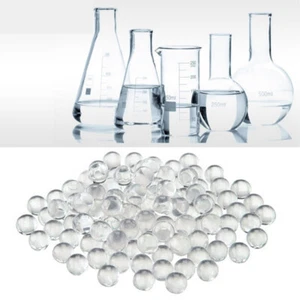 Lab Glass Ball,Sand Grind Bead Solid High-precision Transparent Anti-boiling - Picture 1 of 9