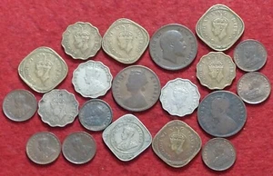 BRITISH INDIA 1883-1946 20 COINS VICTORIA ONWARDS VARIOUS DENOMINATIONS & GRADES - Picture 1 of 7