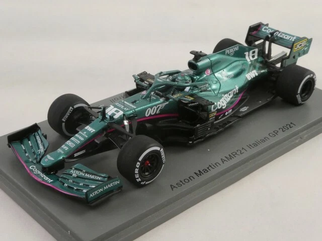 Spark Aston Martin AMR21 #18 Lance Stroll Italian GP 2021 1/43 S7693