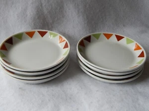 8 Shenango Form Obst/Beeren Schalen-Dreieck Design - Bild 1 von 6