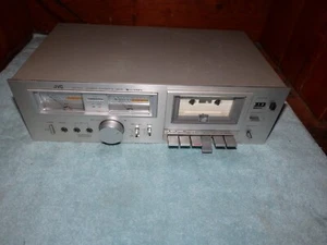 Vintage Silver JVC KD-A22 Stereo Cassette Deck Nice TESTED WORKS EXCELLENT - Picture 1 of 17