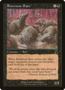 4x Ravenous Rats - LP - Urza's Destiny - SPARROW MAGIC Magic Magic Magic - Imagen 1 de 1