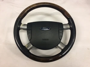 Ford Mondeo MK3- WURZELHOLZ - Multi Leder Lenkrad mit Prallplatte komplett *TOP* - Bild 1 von 11
