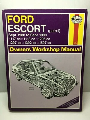 Haynes Escort Mklll Sep 1980 A 1990 1117cc 1118cc 1296cc 1392cc 1597cc 09 - Imagen 1 de 4