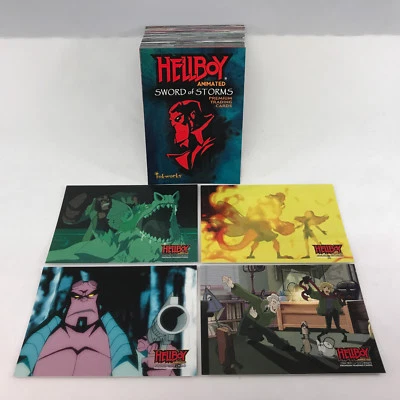 HELLBOY ANIMATED "SWORD OF STORMS" (Inkworks/2007) Complete Trading Card Set - Image 1 of 3