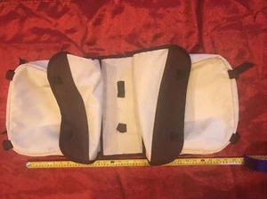 Canvas Fahrrad Doppeltasche Kuriertasche für Motorrad/Fahrrad Trage Bücher - Bild 1 von 5