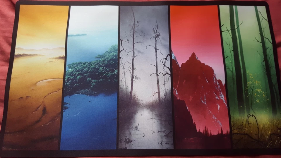 1x UNIHINGED LANDS PLAYMAT - Unhinged - MTG Magic the Gathering - Image 1 of 1