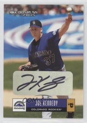 2005 Donruss Auto Joe Kennedy #172 Auto - Imagem 1 de 2