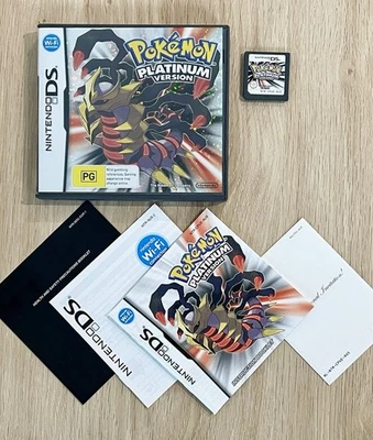 🔥Complete🔥 Pokemon Platinum Version W Case, Manual & Inserts. Nintendo DS PAL. - Image 1 of 4