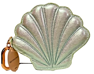 DISNEY PRINCESS ARIEL COIN PURSE COLLECTIBLE BATH BODY WORKS NWT AQUA SEASHELL - Picture 1 of 2