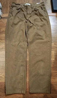 Billy Reid Pants Mens 33x29 Brown Pima Cotton Corduroy 5 Pockets Casual Outdoor  - Image 1 of 4