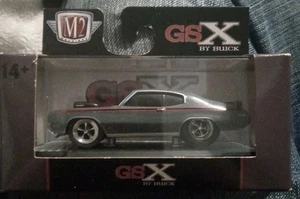 Buick GSX 1970 gris escala 1:64 M2 Machines Ground Pounders NUEVO - Imagen 1 de 3