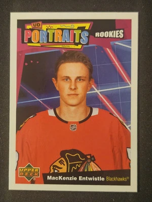 20-21 Upper Deck Mackenzie Entwistle Rookie UD Portraits 🚨🚨🚨 Chicago  - Image 1 of 2
