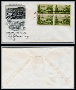 US FDC # 999 3c Nevada ArtCraft block S.Cancel 1951, 0a1752 - Picture 1 of 1