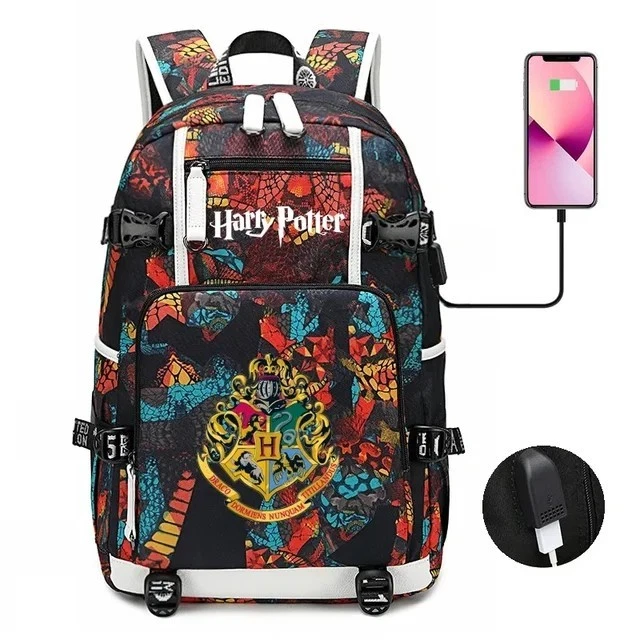 SMIGGLE Backpack Girls Boys Magic School Potter Large Capacity Laptop Bag Waterproof
