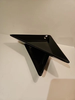 Pampered Chef Adiciones Simples/Juego de 2 Platos/Triangular Foto 1 de 4