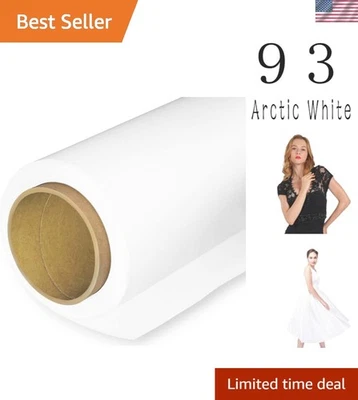 Papel de fondo fotográfico sin costuras, papel de fondo fotográfico 4,4x16 pies, Arct... Foto 1 de 4