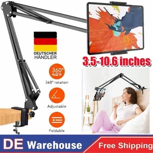 Verstellbar Halterung Handy Halter Tisch Bett Ständer für iPad/Samsung Tablet - - Afbeelding 1 van 12