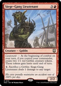 Siege-Gang Lieutenant 113 MTG Commander M3C Rare NP - Picture 1 of 1