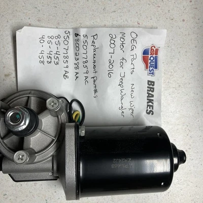 Front Windshield Wiper Motor for 68002388AA Jeep Wrangler 2007-17 / Wrangler JK - Image 1 of 2
