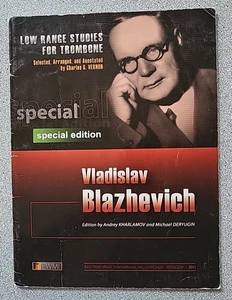 2011 LOW RANGE STUDIES FOR TROMBONE Vladislav Blazhevich EWMI 103 Sheet Music - Picture 1 of 11