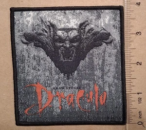 Bram Stoker's Dracula 1992 Black Border Woven Patch Horror Movie - Picture 1 of 1