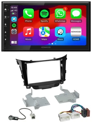 Kenwood MP3 USB DAB 2DIN Bluetooth Autoradio für Hyundai i30 (ab 12) - Bild 1 von 4