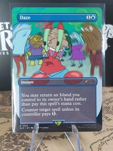 Daze MTG SpongeBob SquarePants Secret Lair Non Foil Rare  - Picture 1 of 1