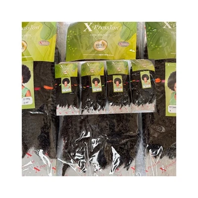 XPRESSION CERES EXTRA AFRO MARLEY KINKY CROCHET HAIR EXTENSION 60" COLOUR 2 - Image 1 of 2