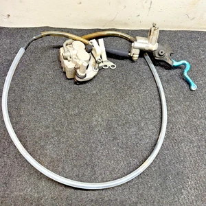 93 Kawasaki KX125 KX250 OEM FRONT BRAKE ASSEMBLY LINE CALIPER MASTER (PRE BLED) - Picture 1 of 7