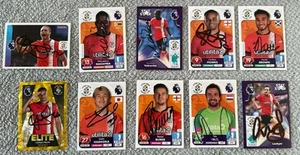 10 Luton Town Signed Panini Football Stickers Lockyer Hashioka Morris Brown - Picture 1 of 3