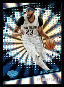 2017-18 Revolution #40 Anthony Davis Blue Starburst /75 - Picture 1 of 2