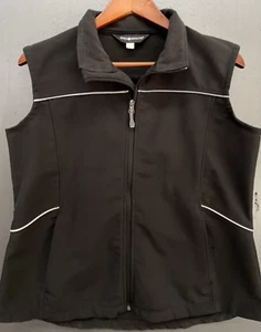 Black Diamond Vest Men L Black Full Zip Softshell Stretch Ski Hike Outdoor - Picture 1 of 12