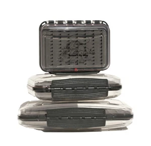 ULTRA-CLEAR WATERPROOF DOUBLE SIDED FLY BOX  ( Large ) - Picture 1 of 4